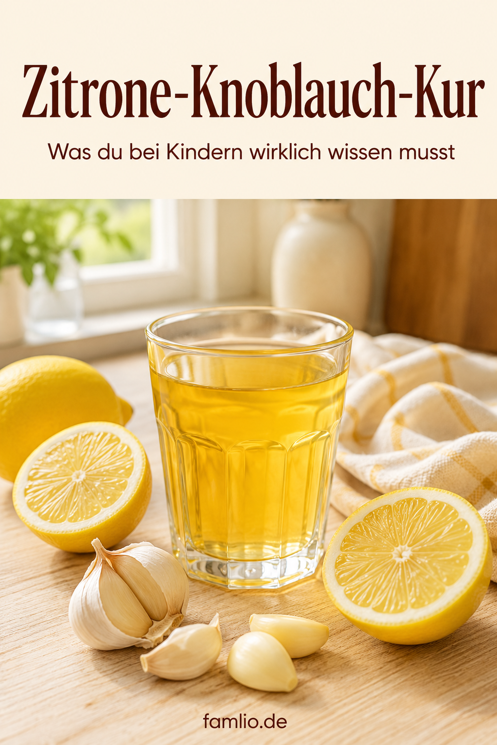 Zitrone-Knoblauch-Kur – was wirklich belegt ist