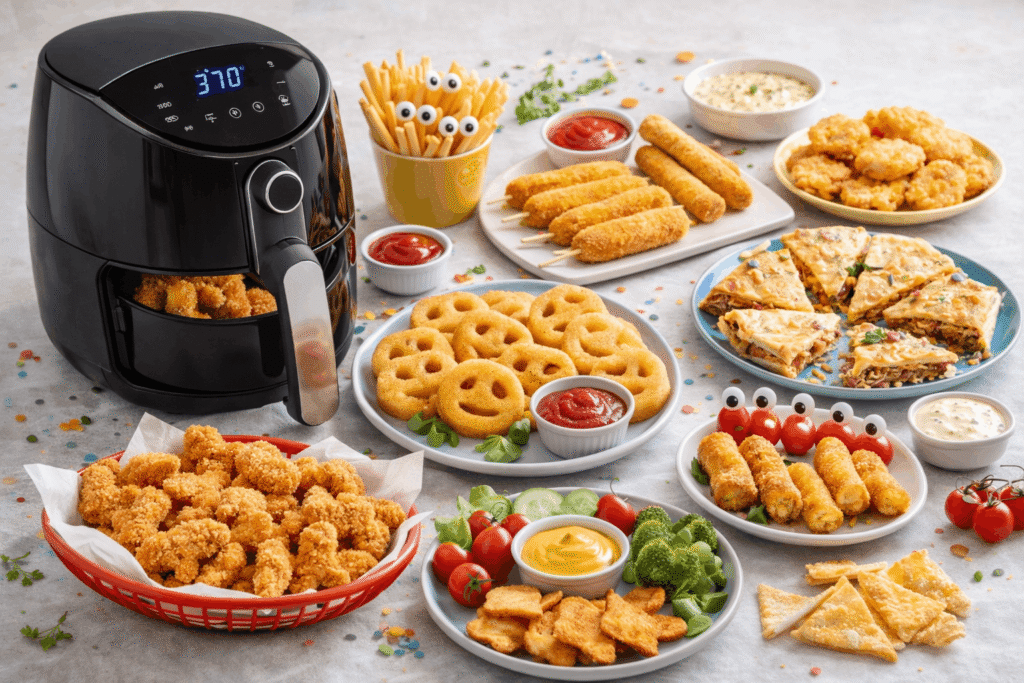 Kindersnacks aus dem Airfryer