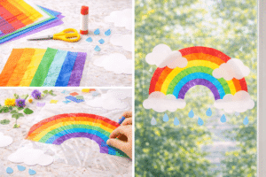 Sonnenfänger als Fensterbild “Regenbogen”