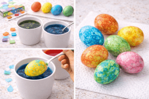 Marmor Eier mit Öl (WTF-Effekt, super einfach)