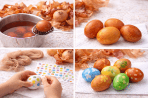 Naturfarben: Zwiebelschalen Klassiker (Tradition + schön)