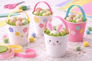 Osterkörbchen aus Pappbecher