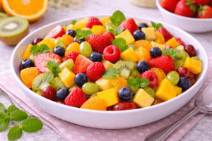 Fruchtiger Obstsalat