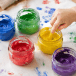 Fingerfarben selber machen