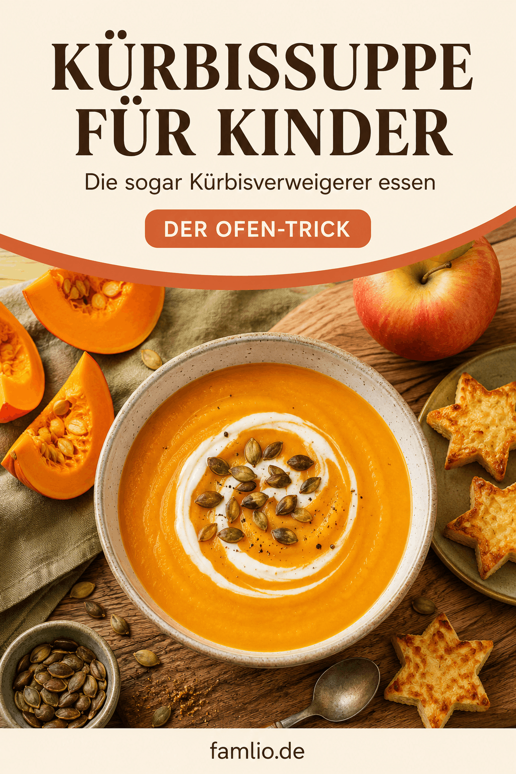 Kürbissuppe für Kinder – ein Rezept für kleine Kürbisverweigerer